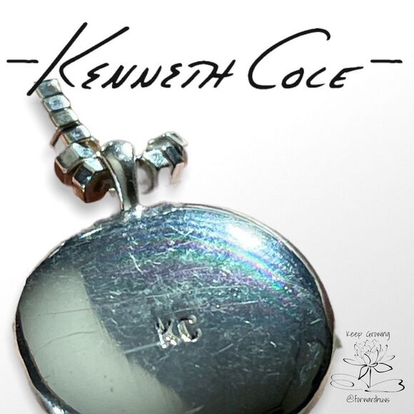 Elegant Silver-tone Kenneth Cole Necklace | 18” + 3” Extension - Picture 5 of 9